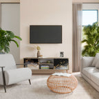 MARBLE OF TOMMORROW Dvoudveřový TV stolek