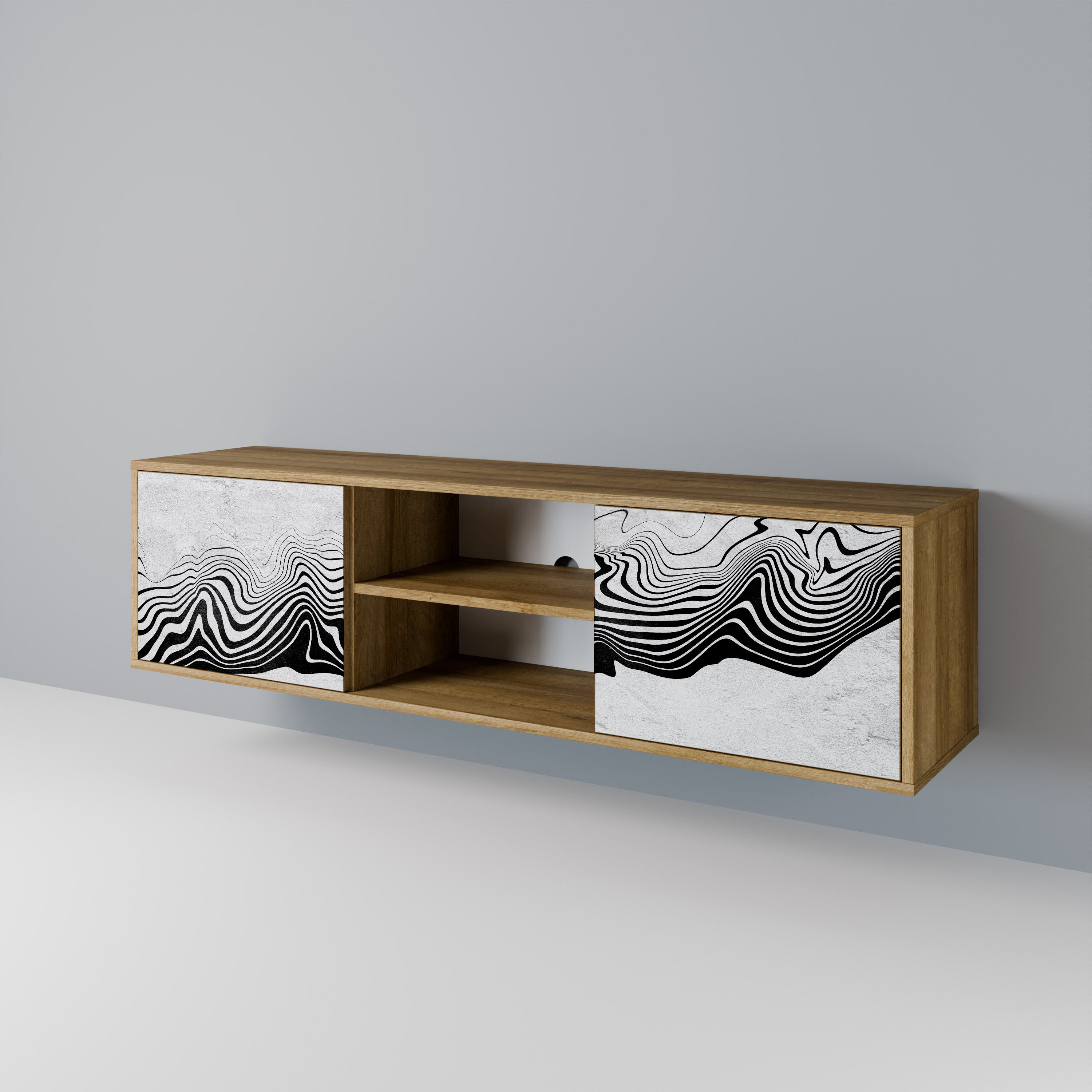 MONOCHROME MIRAGE 2-Door TV Cabinet