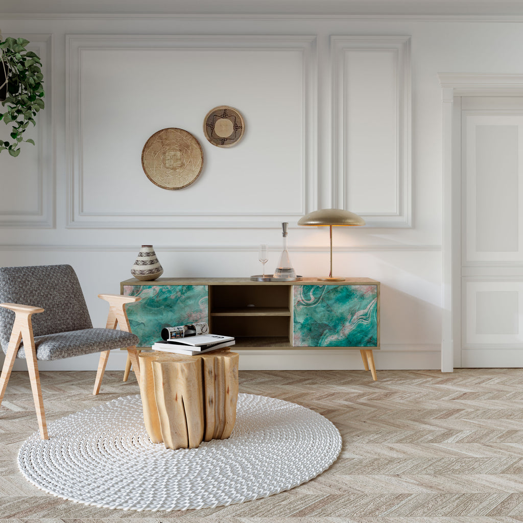 ABSTRACT ALCHEMY Dvoudveřový TV stolek