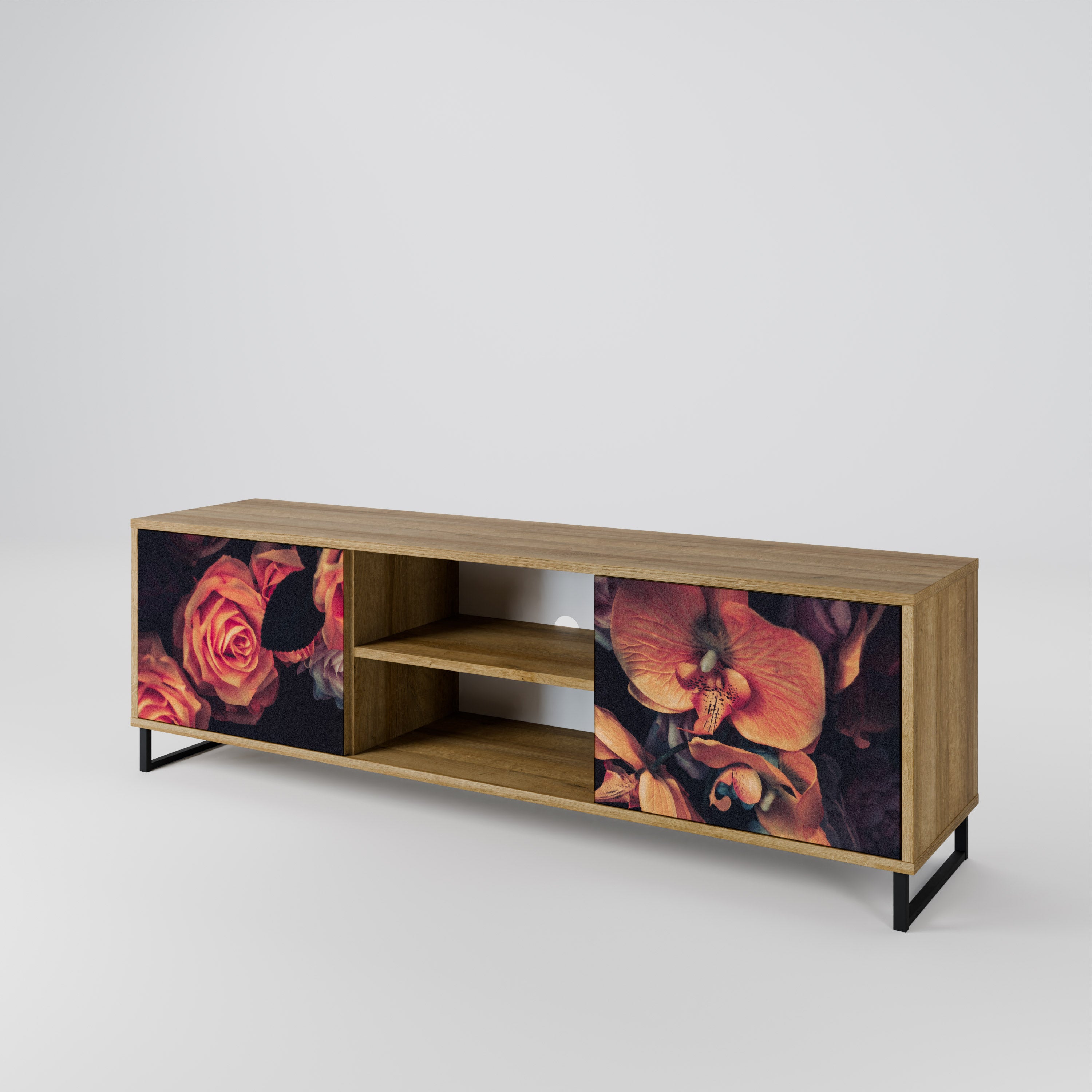 NEVERENDING BLOOM 2-Door TV Cabinet