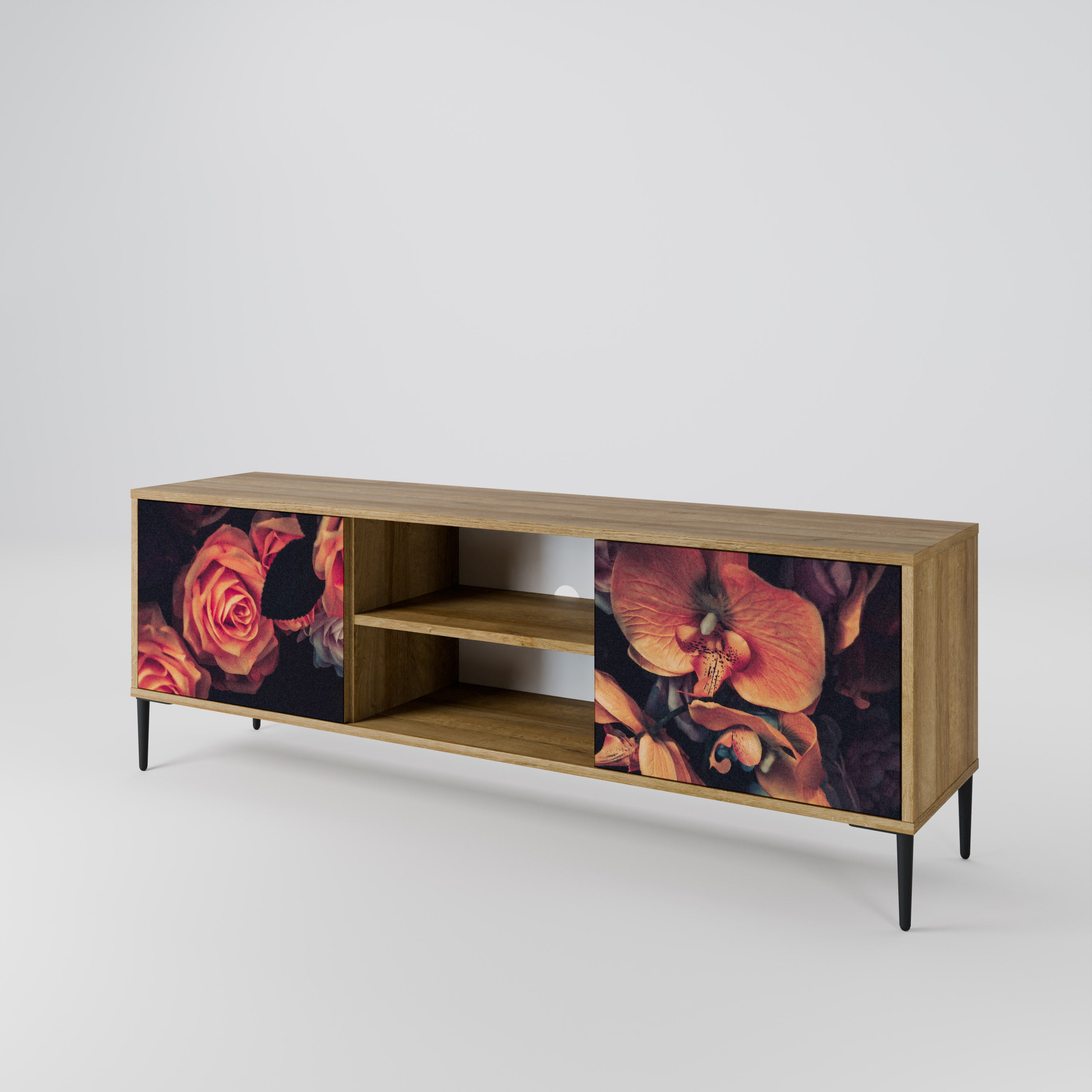 NEVERENDING BLOOM 2-Door TV Cabinet