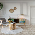 BLOOMING WATERS Dvoudveřový TV stolek