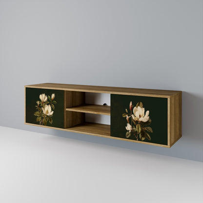 FLORAL NOIR Dvoudveřový TV stolek