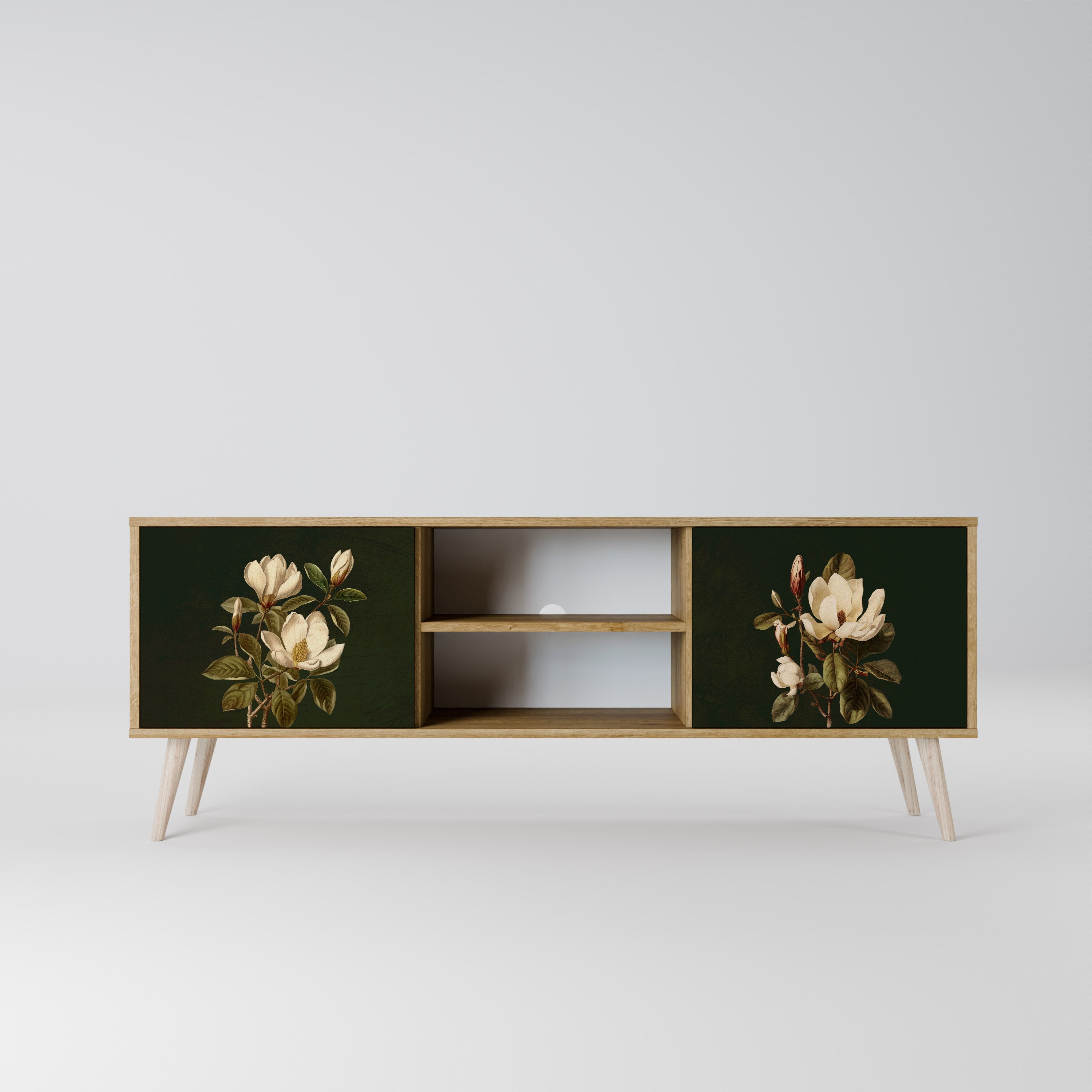 FLORAL NOIR 2-Door TV Cabinet