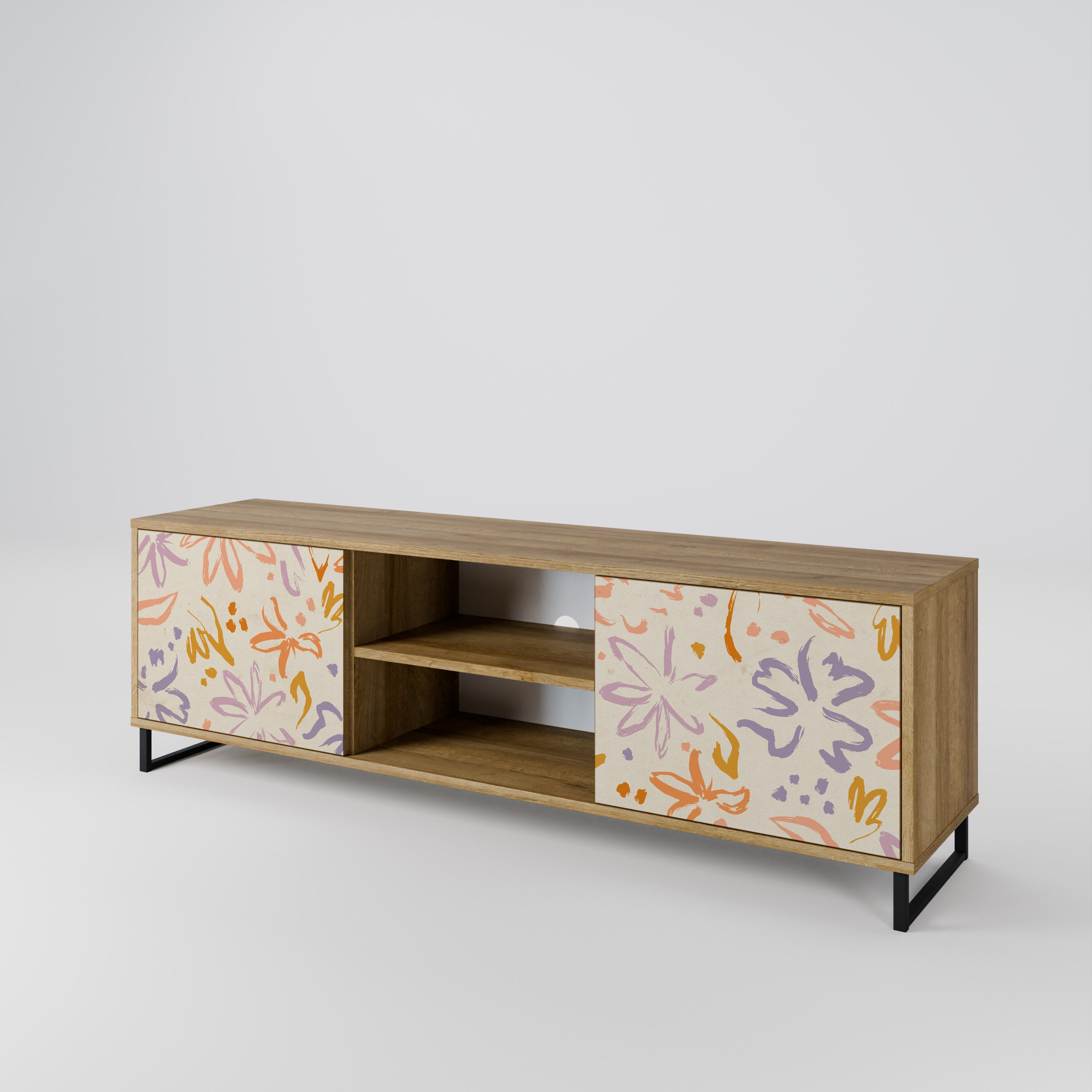 SPRING WHIMSY 2-Door TV Cabinet
