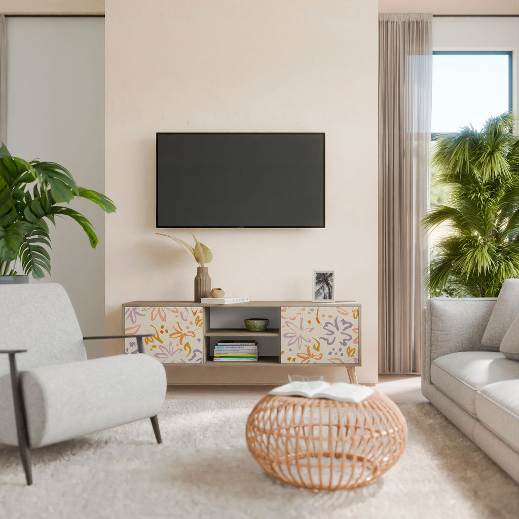 SPRING WHIMSY 2-Door TV Cabinet