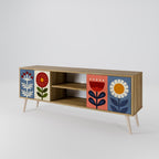 SCANDIC FLOWERET 2-Door TV Cabinet