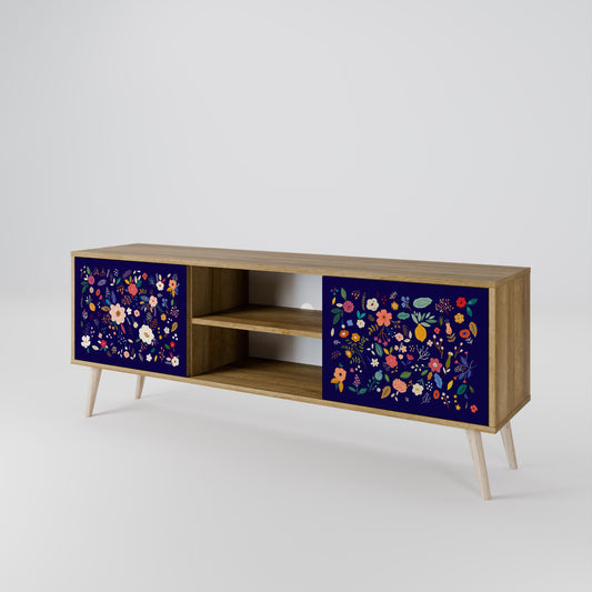 FLORAL COMBINATION Dvoudveřový TV stolek