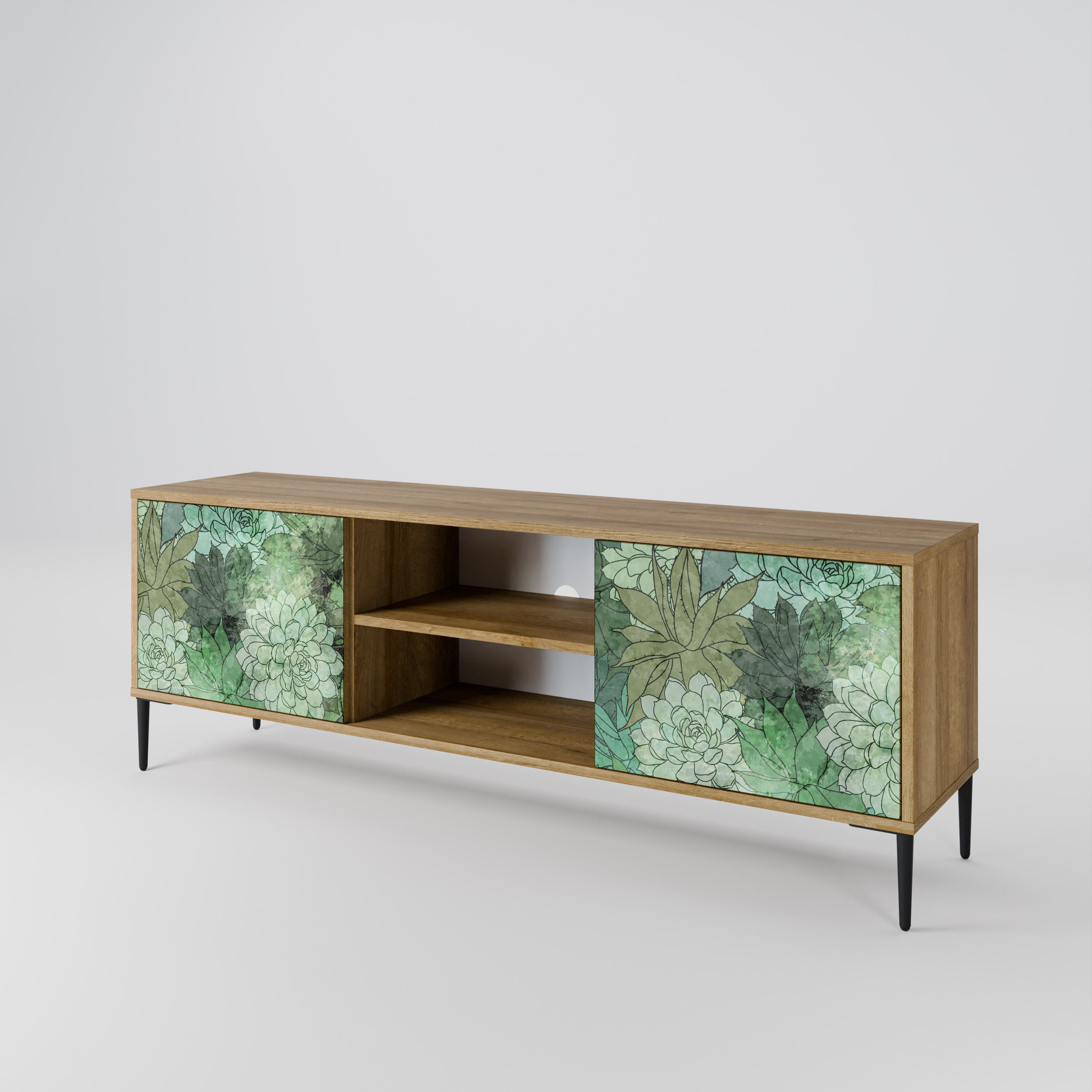 SUCCULENT CLUSTER 2-Door TV Cabinet