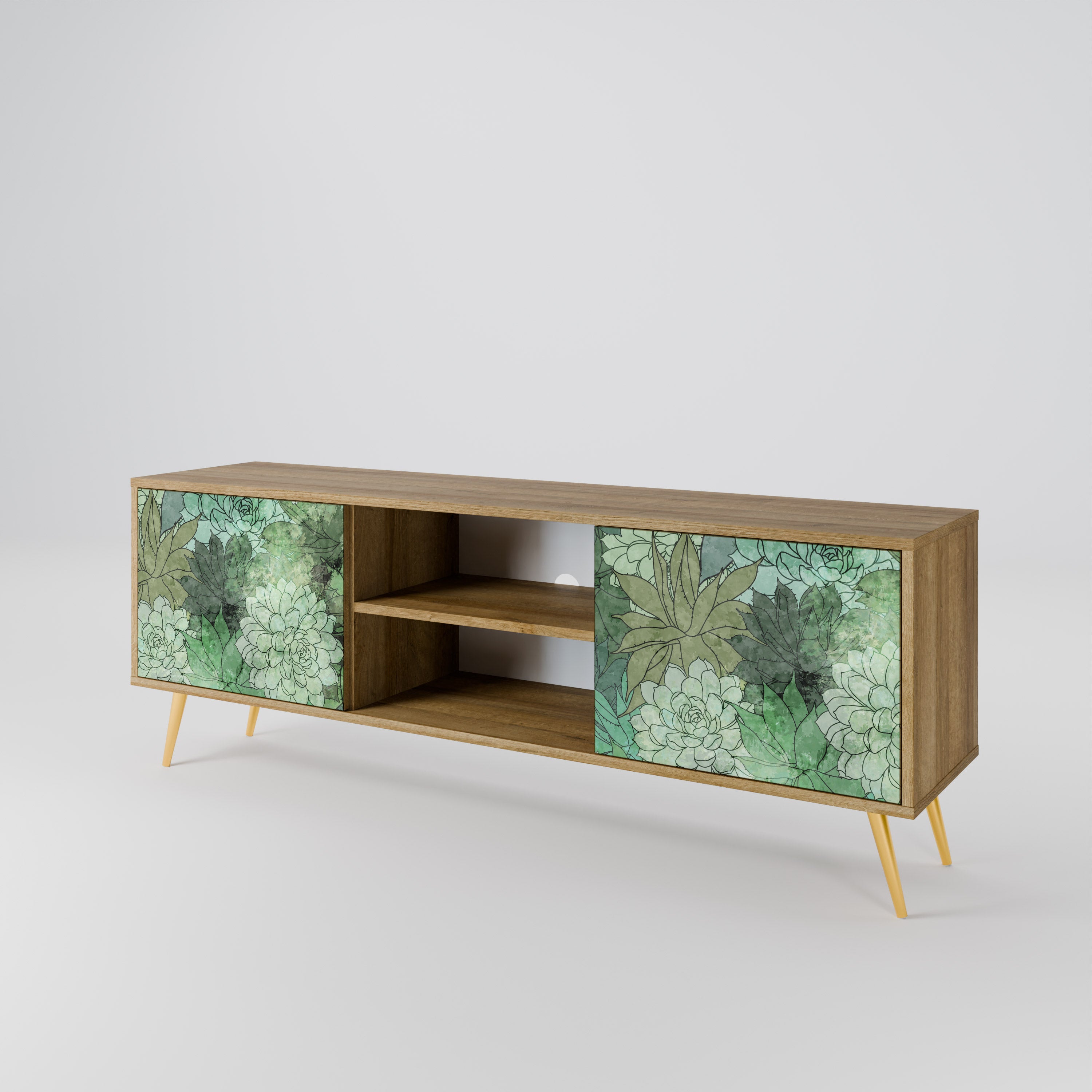 SUCCULENT CLUSTER 2-Door TV Cabinet