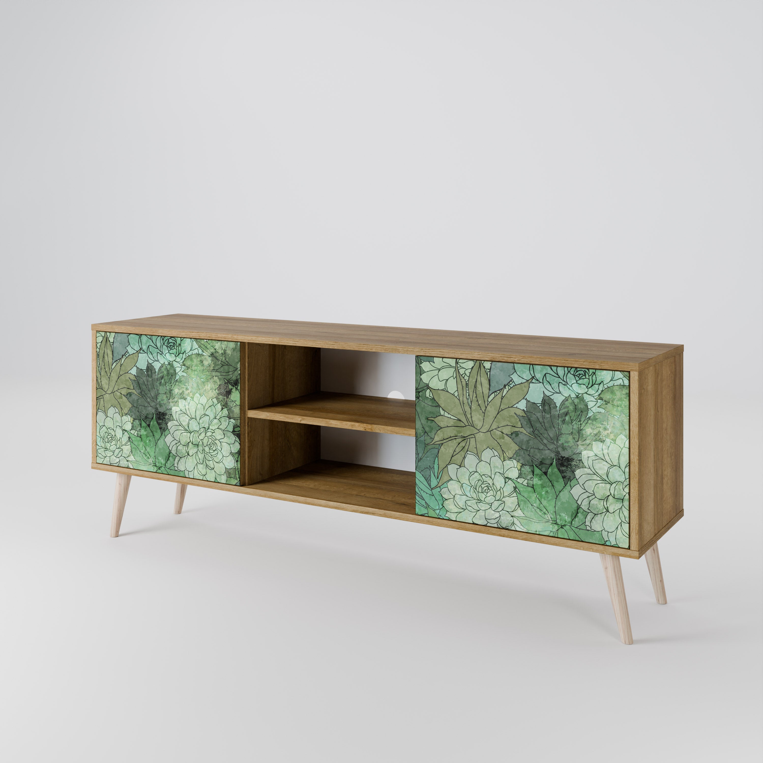 SUCCULENT CLUSTER 2-Door TV Cabinet