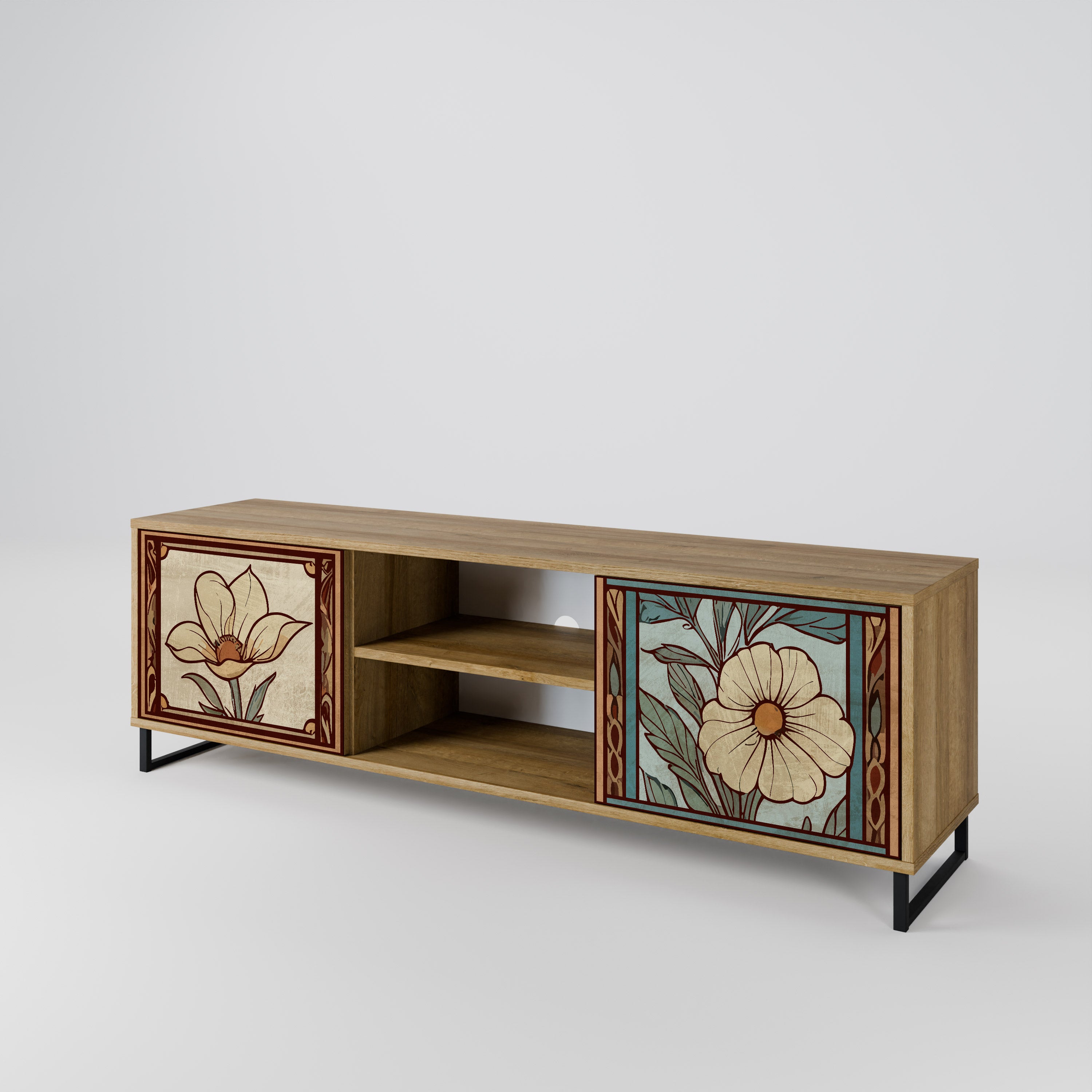 TIMELESS FLORA 2-Door TV Cabinet