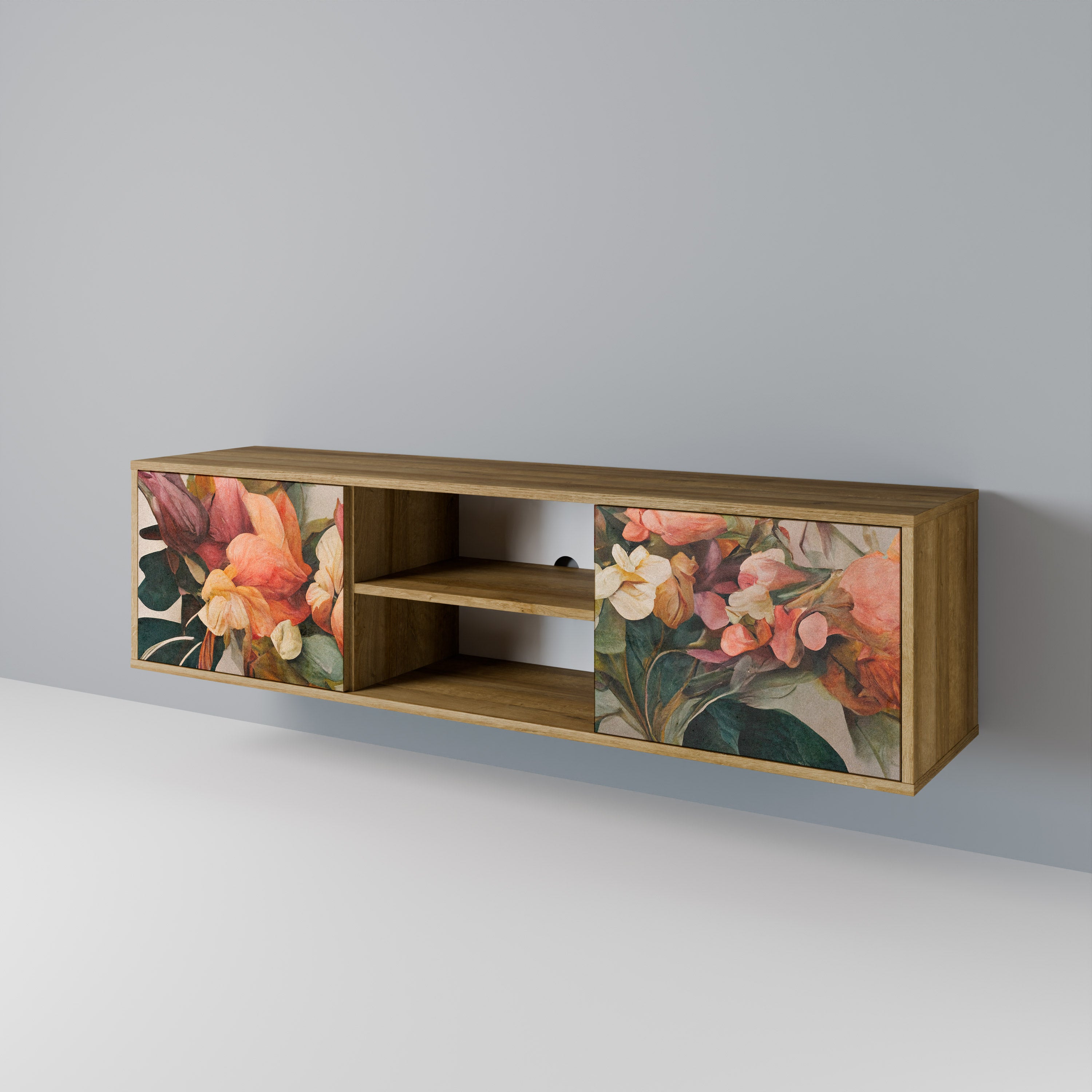 STYLISH BEAUTY 2-Door TV Cabinet