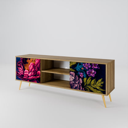 BLOOMING ELEGANCE Dvoudveřový TV stolek