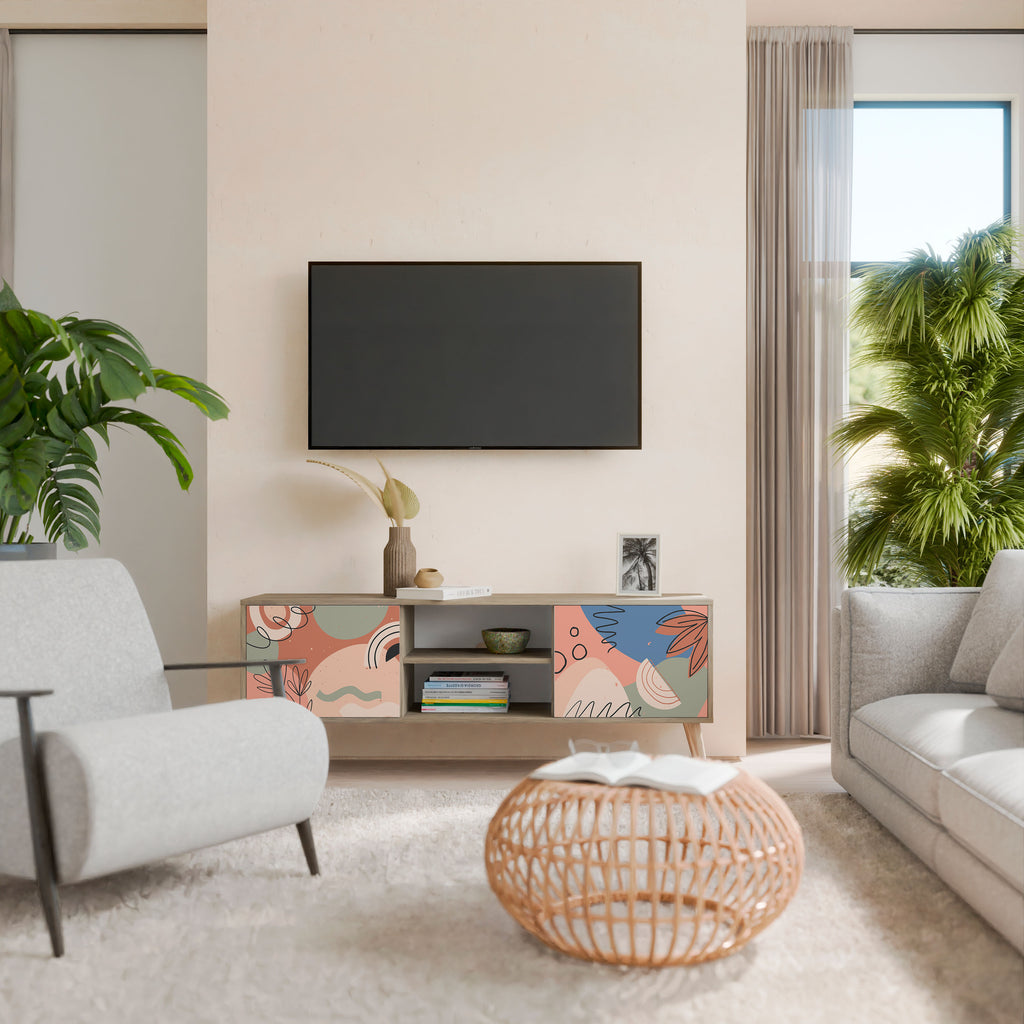PASTEL DESTINY 2-Door TV Cabinet