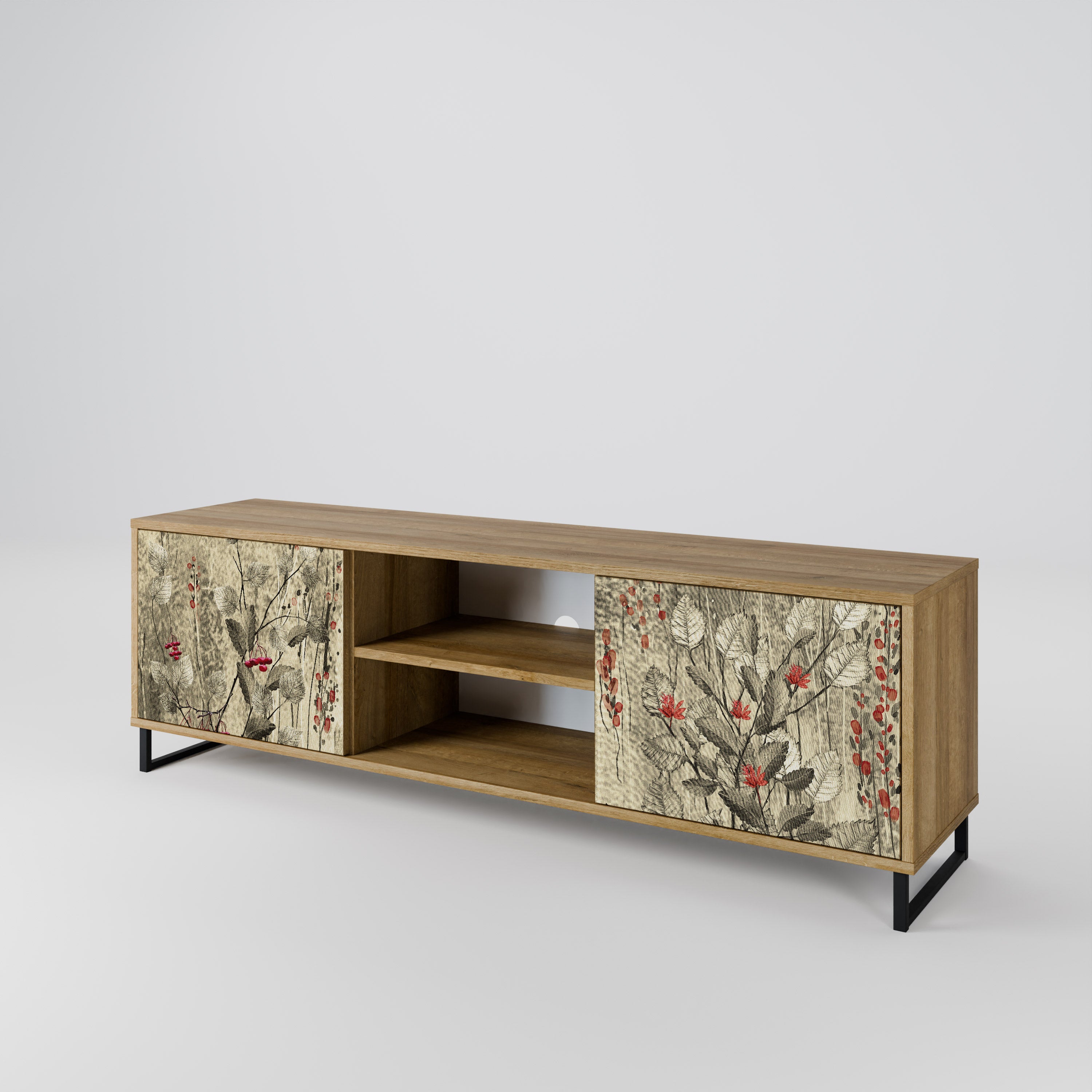 HERBAL GRACE 2-Door TV Cabinet