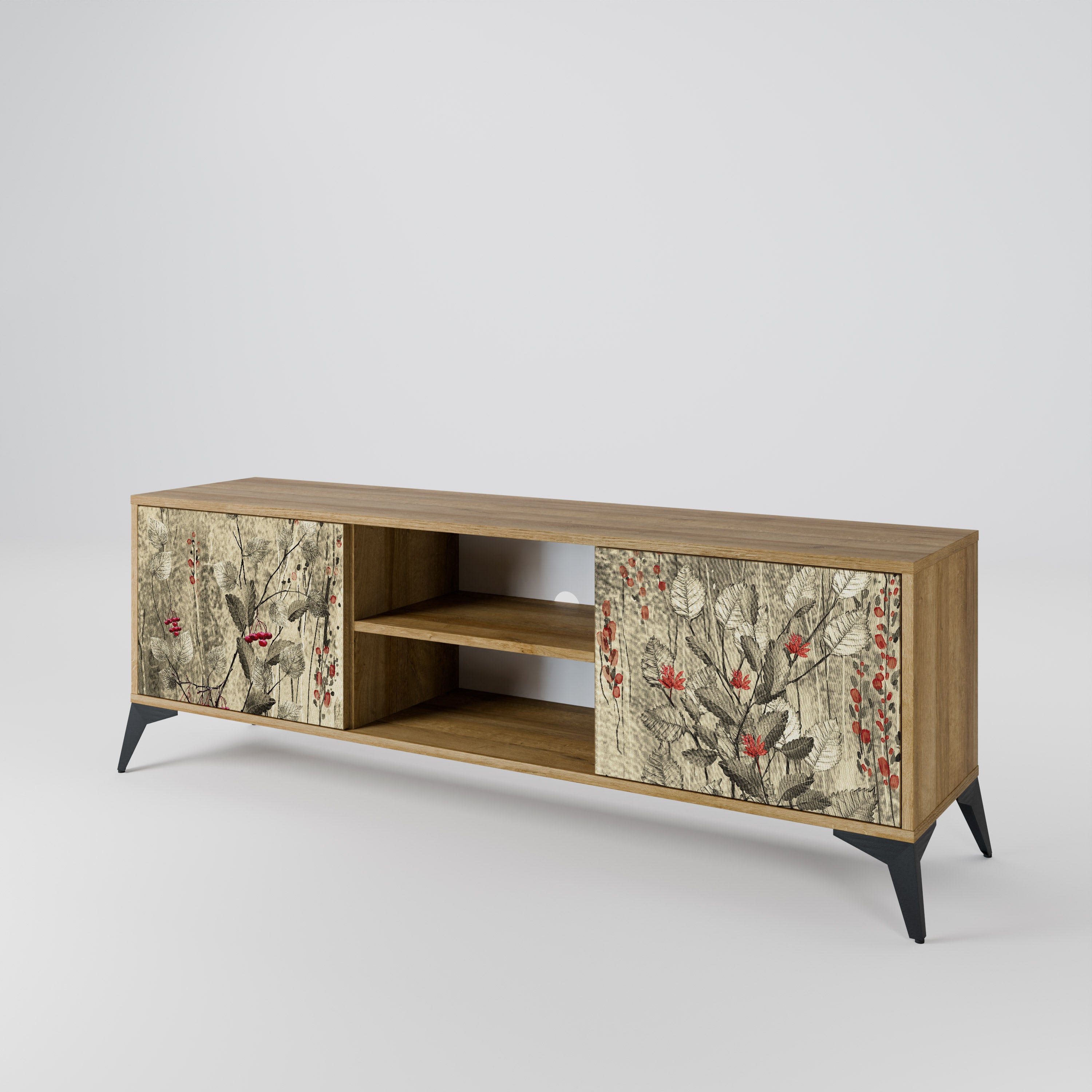 HERBAL GRACE 2-Door TV Cabinet