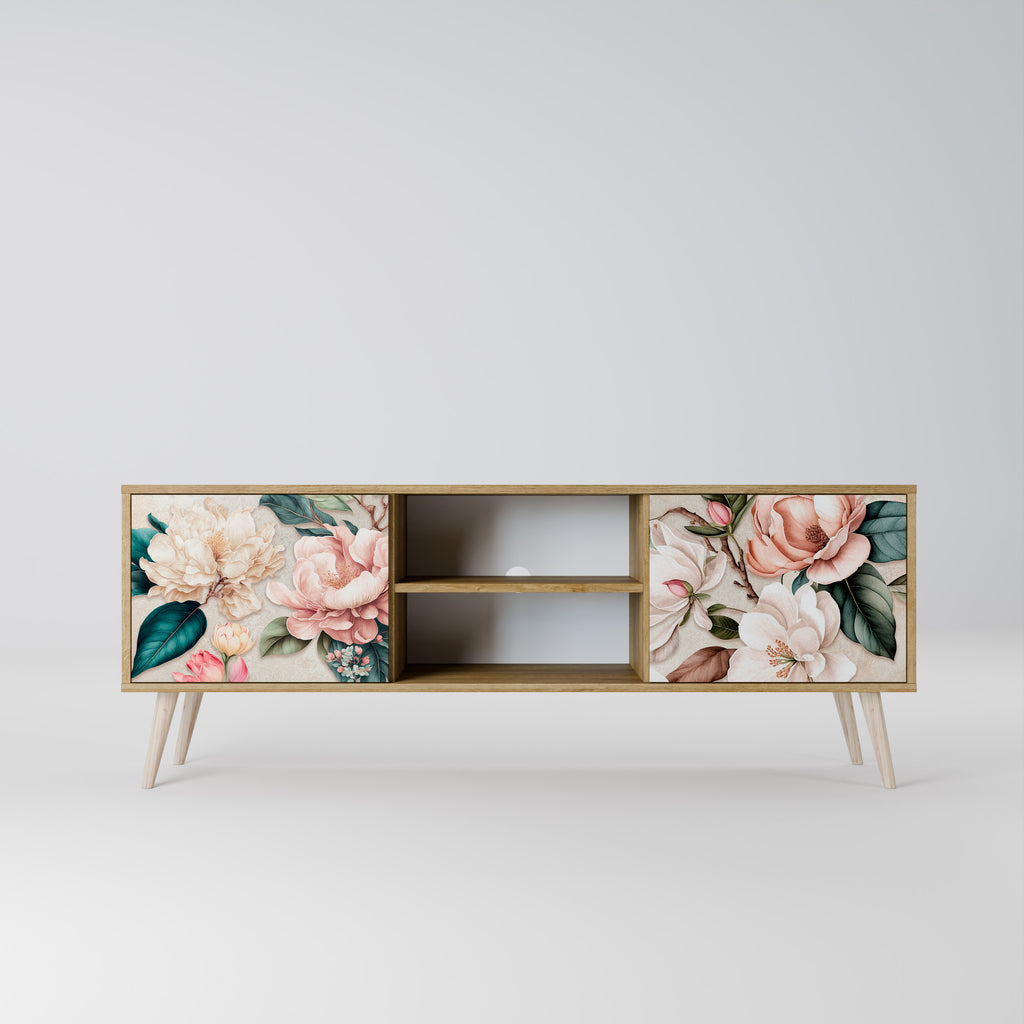 FLORAL GRACE 2-Door TV Cabinet