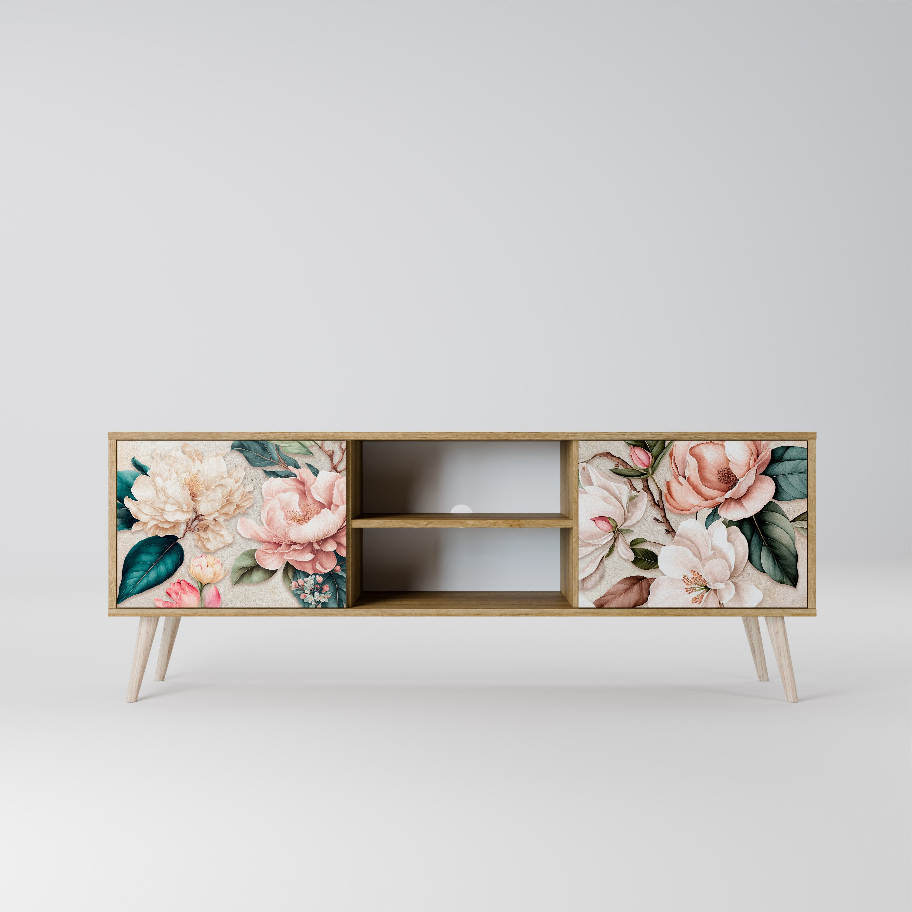 FLORAL GRACE 2-Door TV Cabinet
