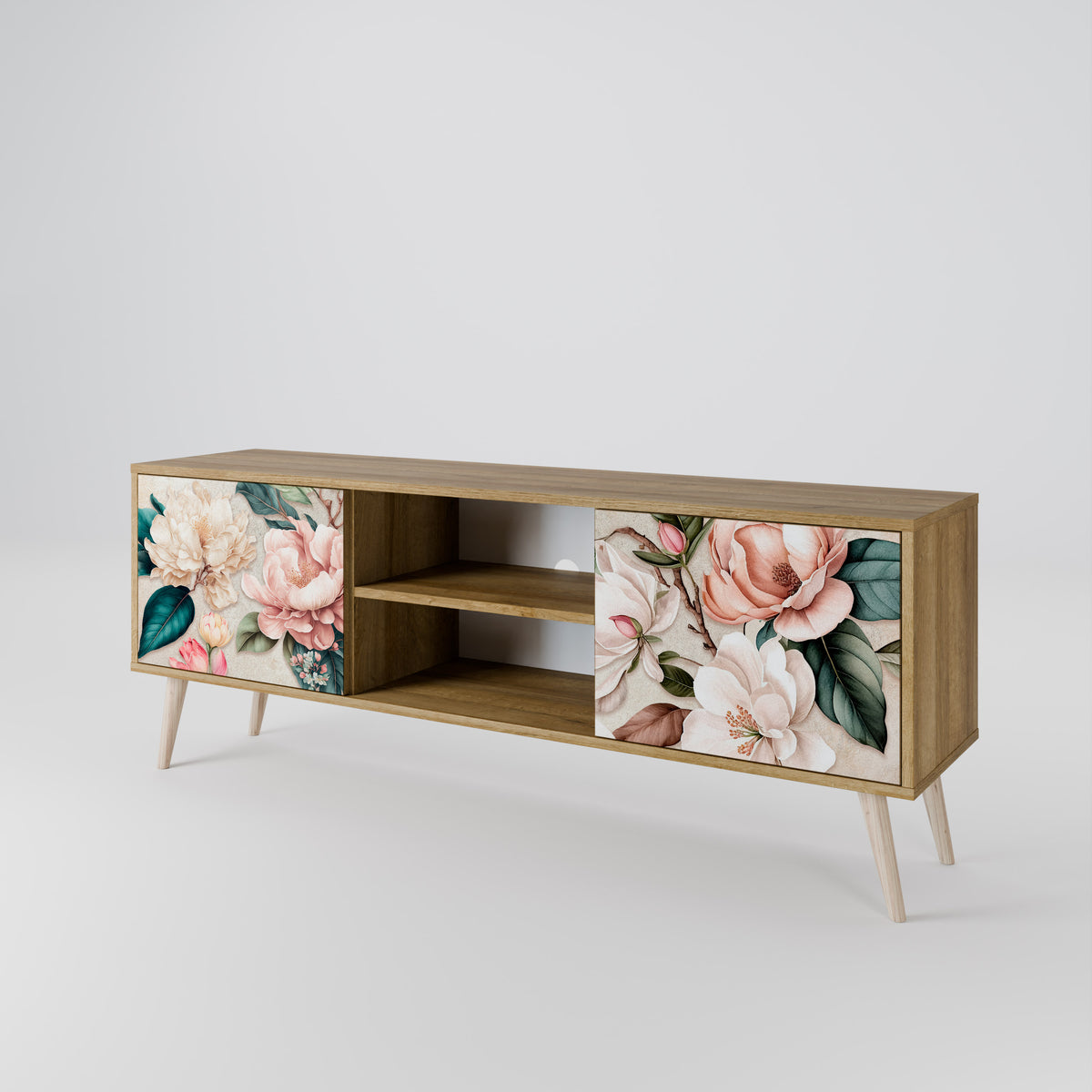 FLORAL GRACE Dvoudveřový TV stolek
