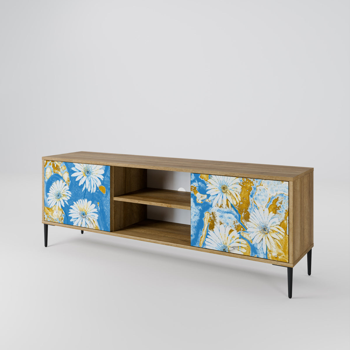 DAISY LUXE Dvoudveřový TV stolek