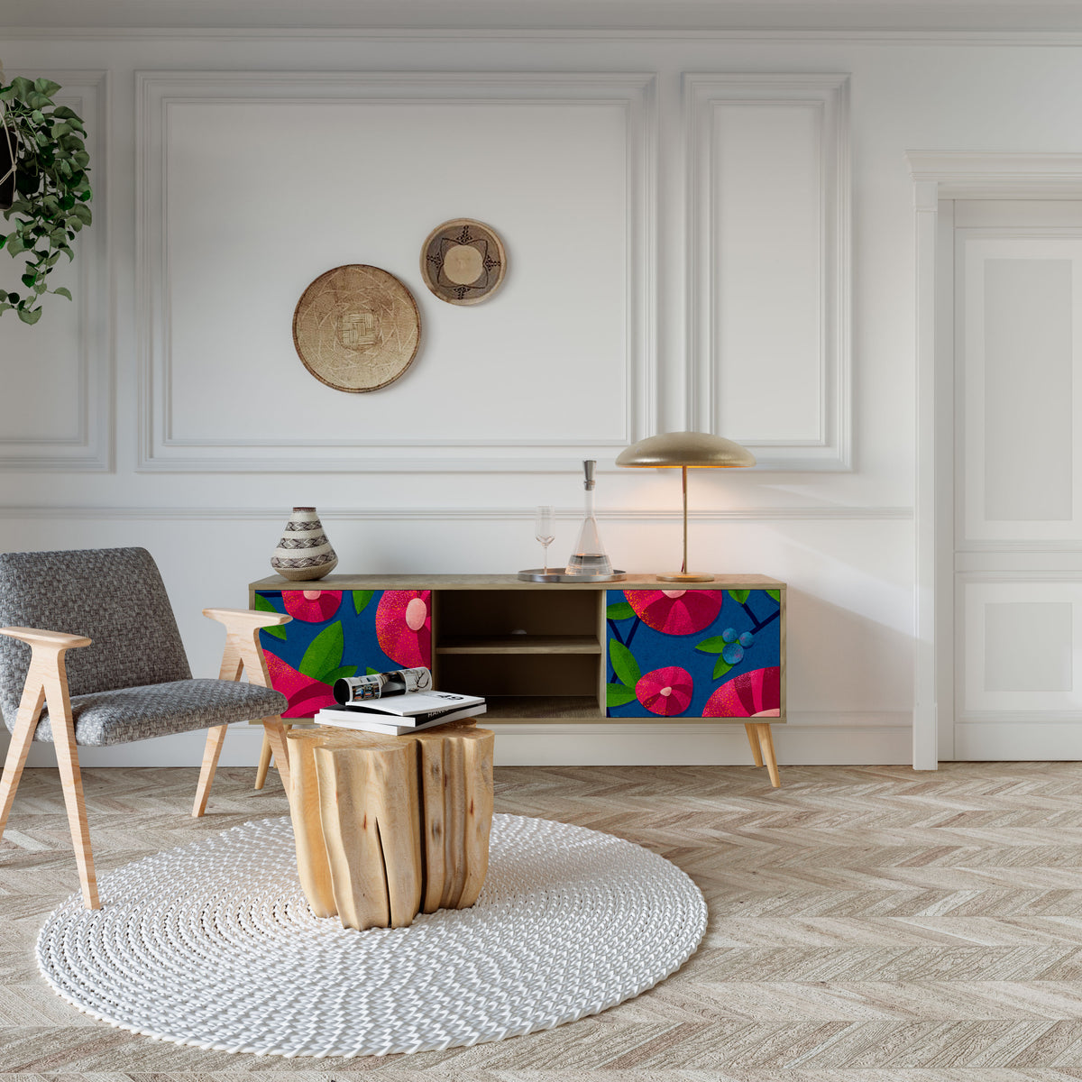 SPRING THOUGHTS Dvoudveřový TV stolek