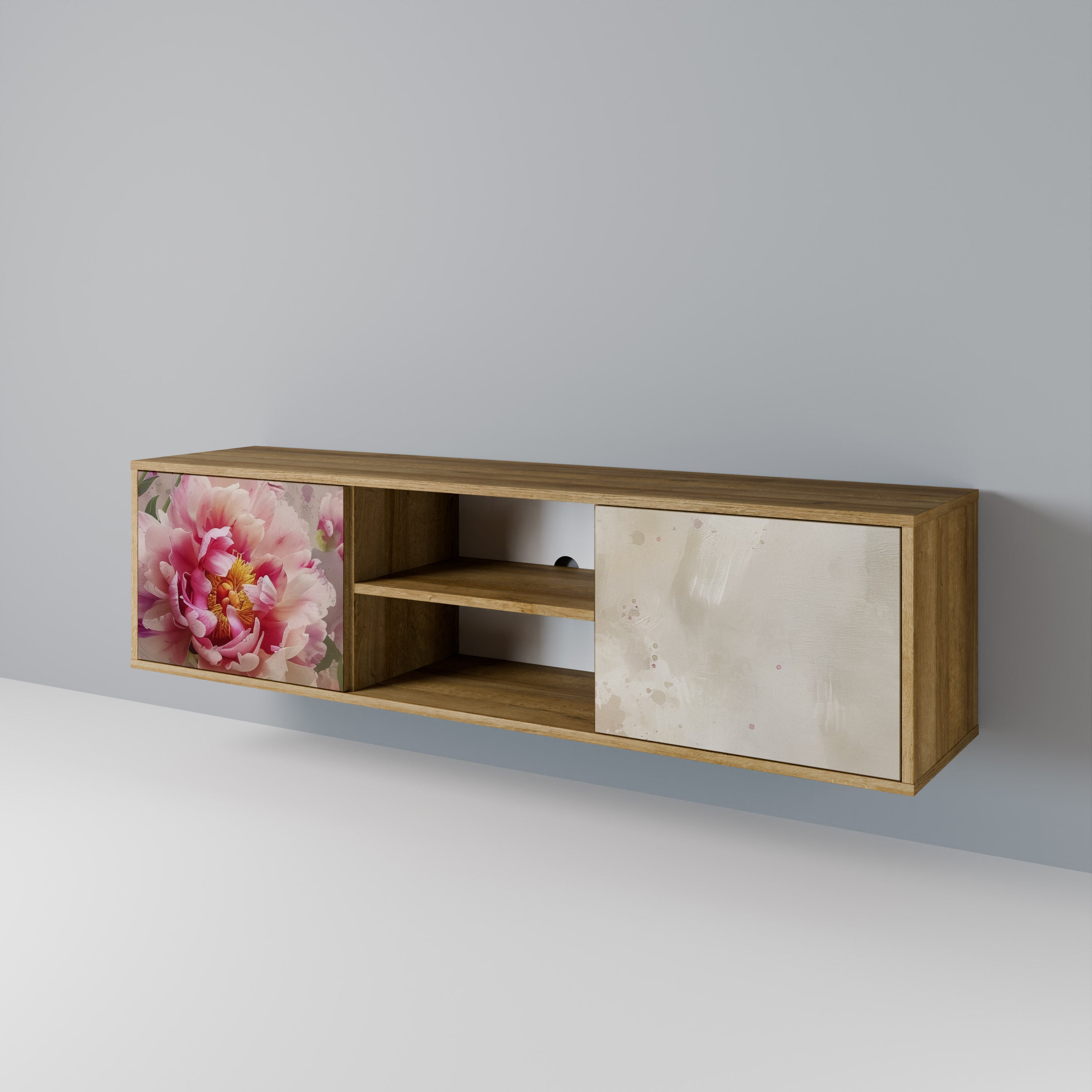 PEONY WHISPER 2-Door TV Cabinet