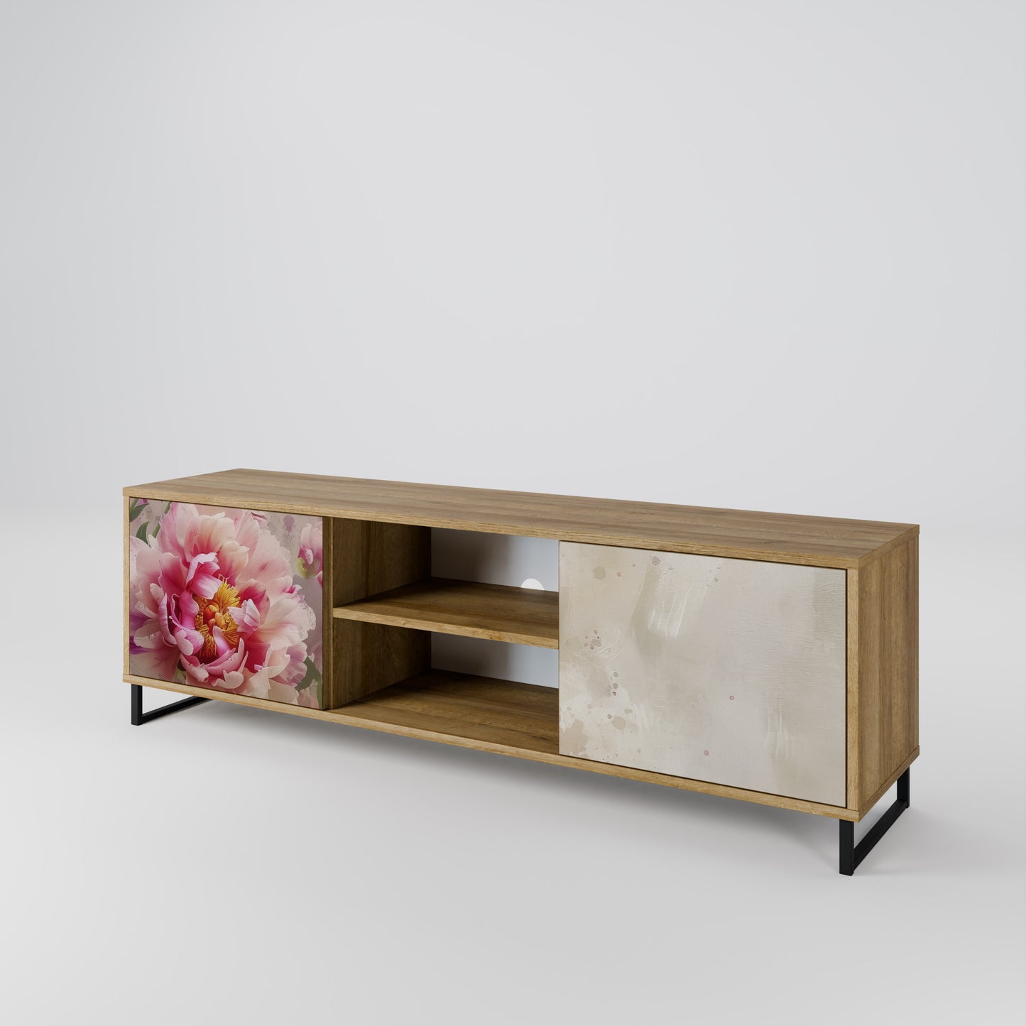 PEONY WHISPER Dvoudveřový TV stolek