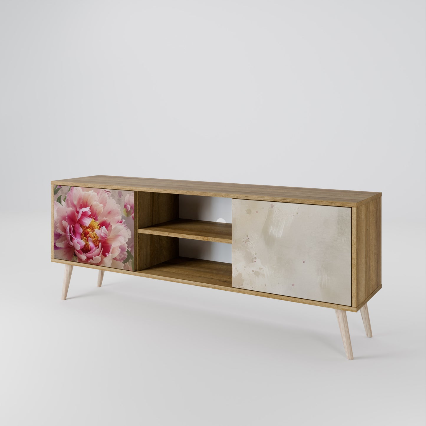 PEONY WHISPER Dvoudveřový TV stolek