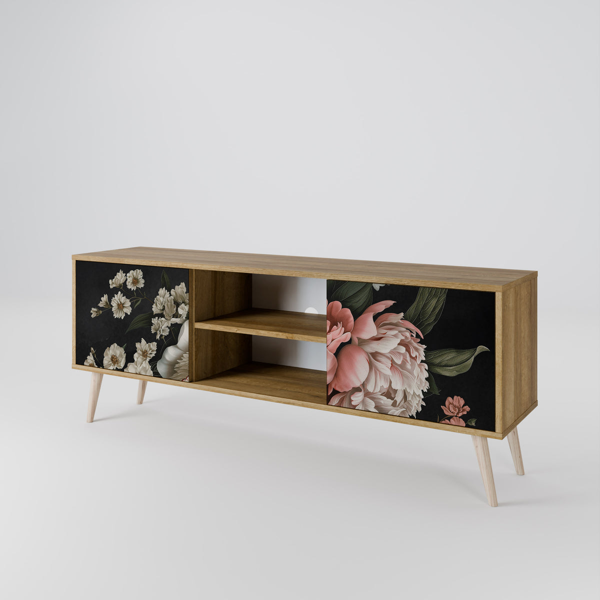 LUSH ELEGANCE Dvoudveřový TV stolek