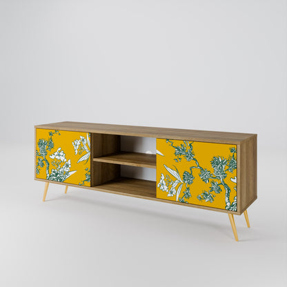 YELLOW CHINOISERIE Dvoudveřový TV stolek