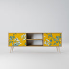 YELLOW CHINOISERIE 2-Door TV Cabinet