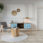 BLOOMY MORNING 2-Door TV Cabinet