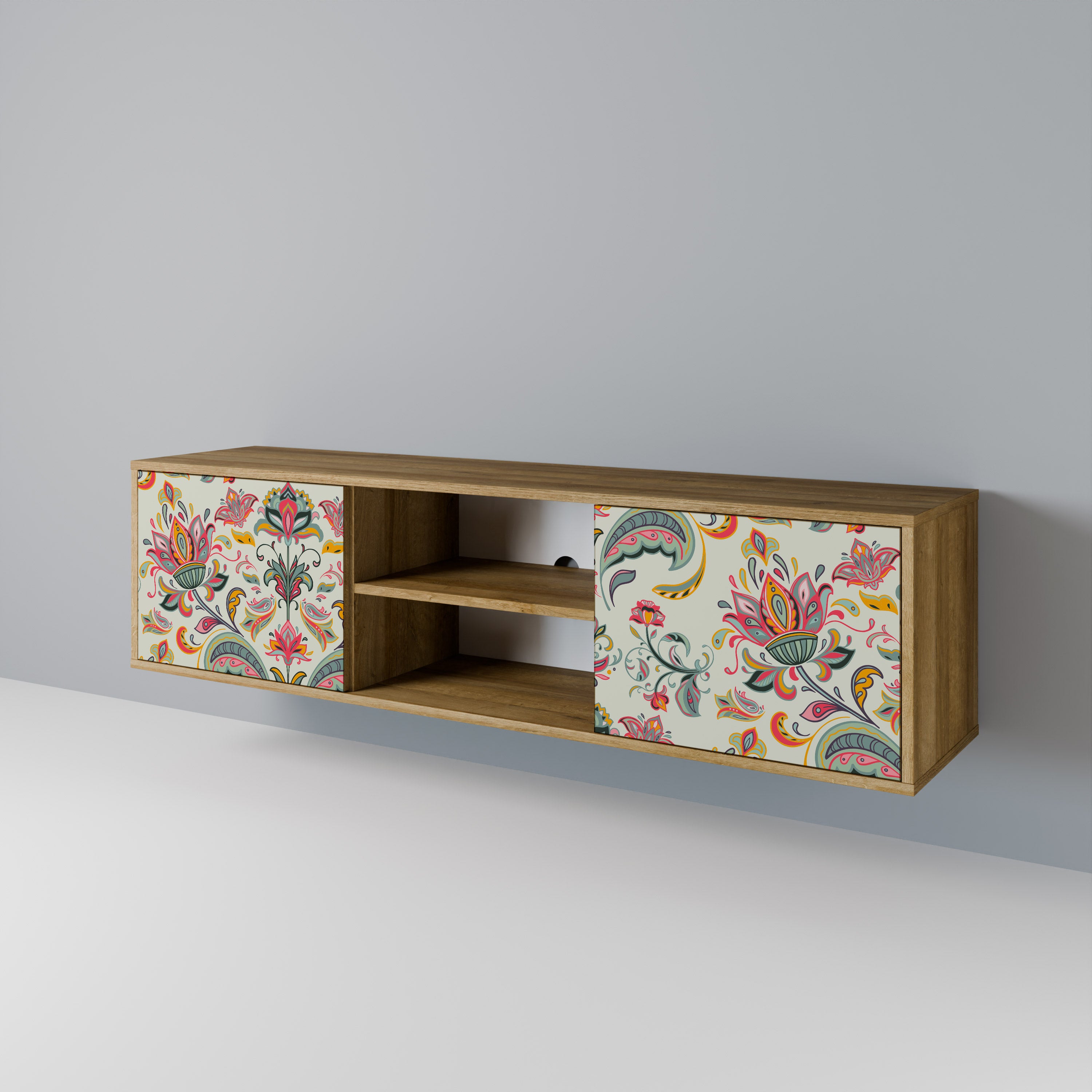 ORGANIC FOLKLORE 2-Door TV Cabinet