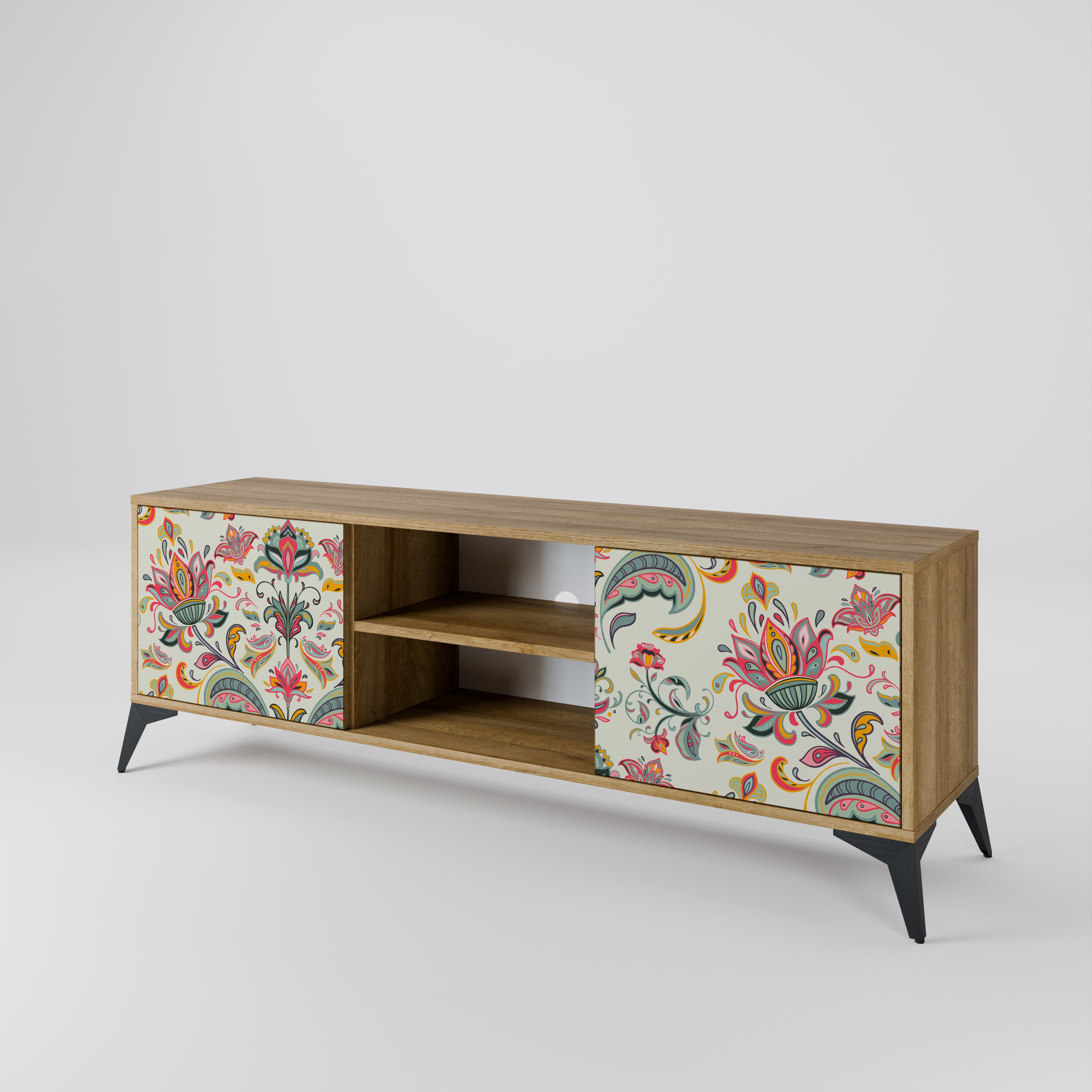ORGANIC FOLKLORE 2-Door TV Cabinet