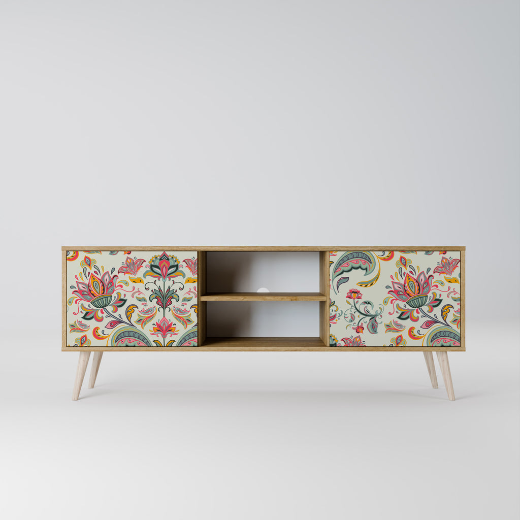 ORGANIC FOLKLORE Dvoudveřový TV stolek