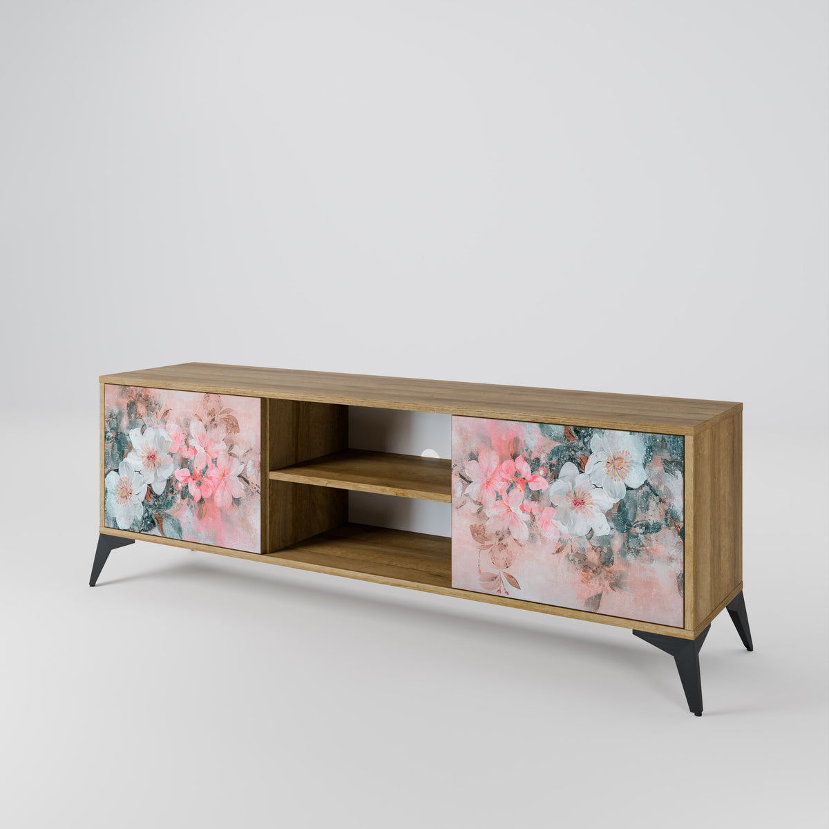 CHERRY BLOSSOM Dvoudveřový TV stolek