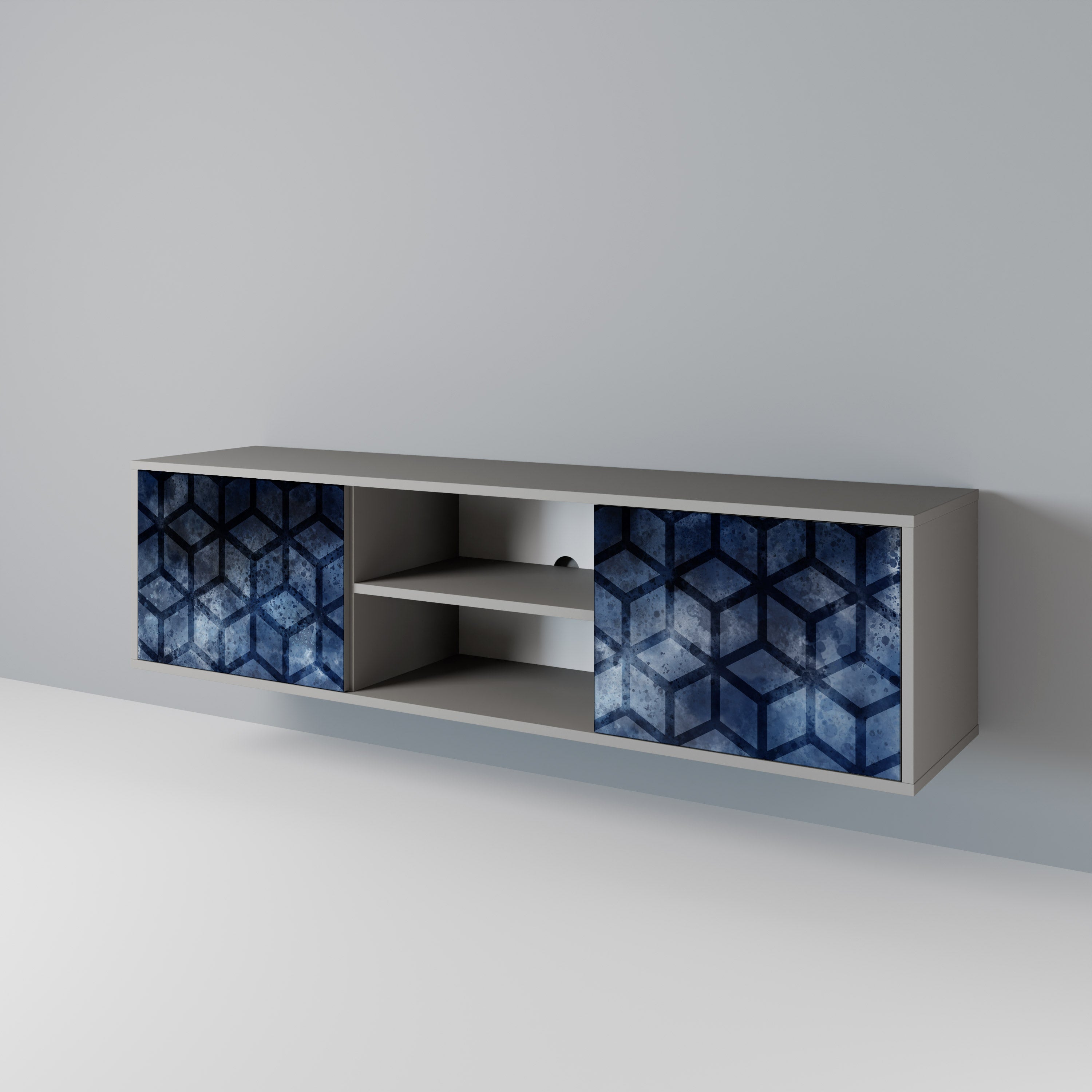 CUBIC MIST 2-Door TV Cabinet