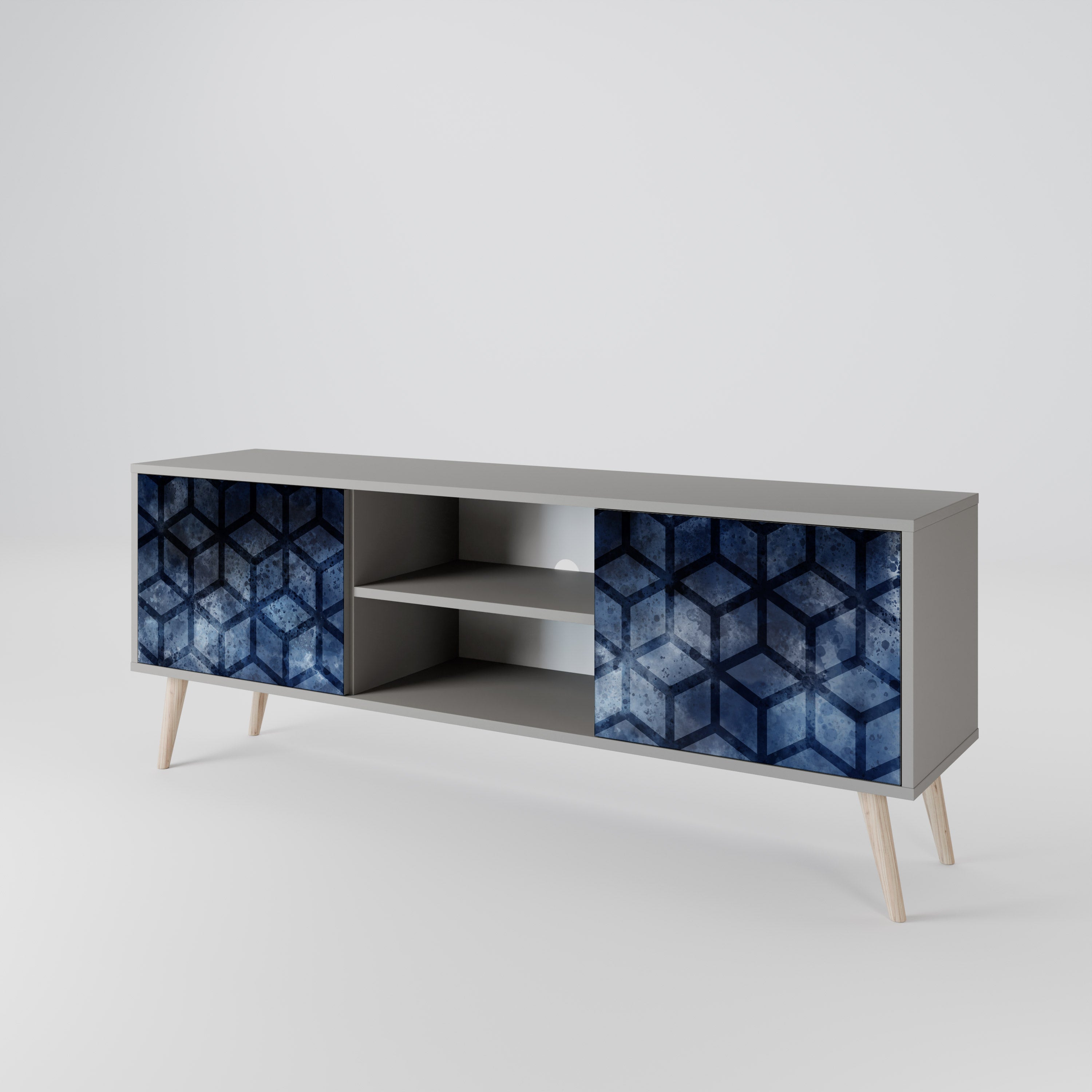 CUBIC MIST 2-Door TV Cabinet