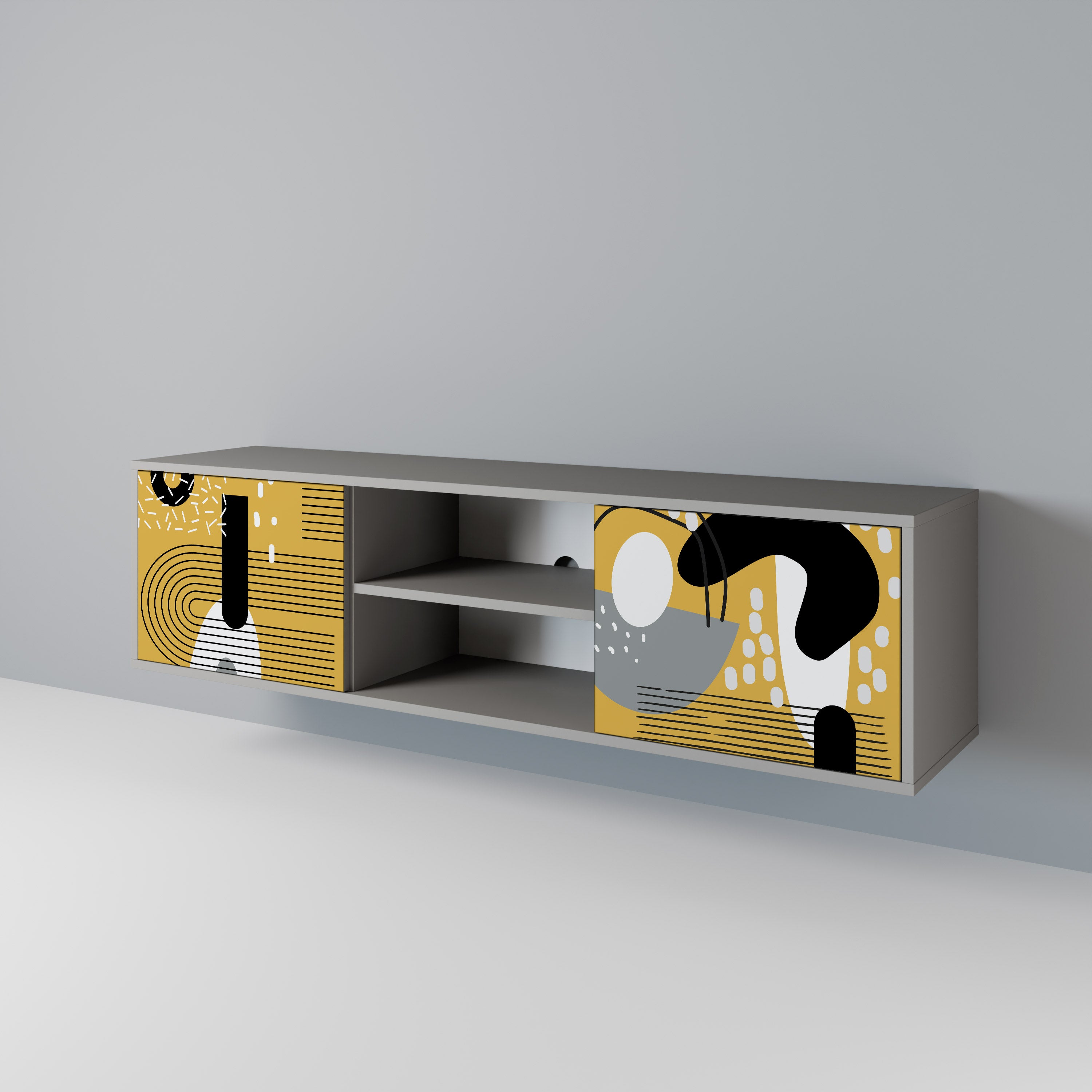 SHAPESHIFT SYMPHONY 2-Door TV Cabinet