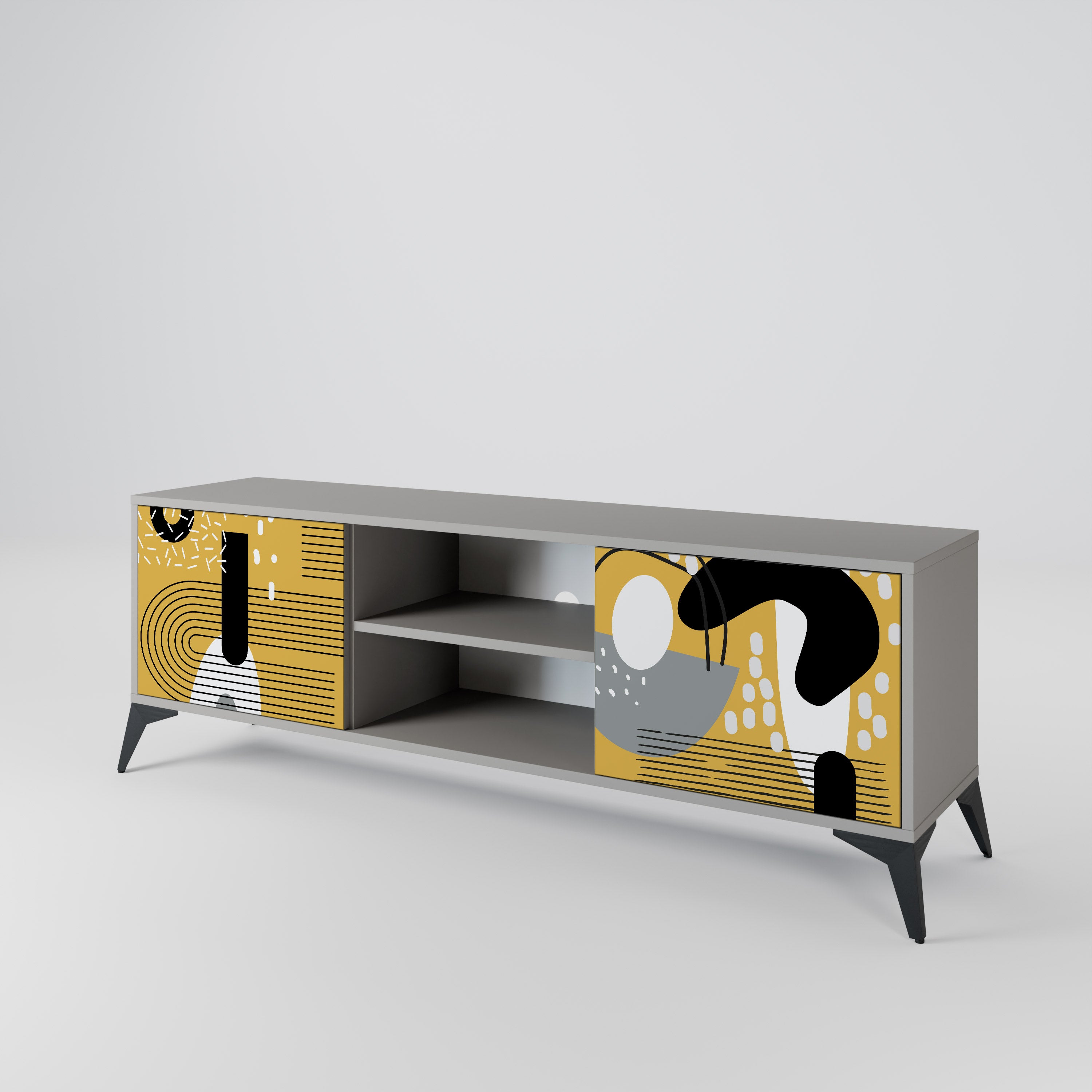 SHAPESHIFT SYMPHONY 2-Door TV Cabinet