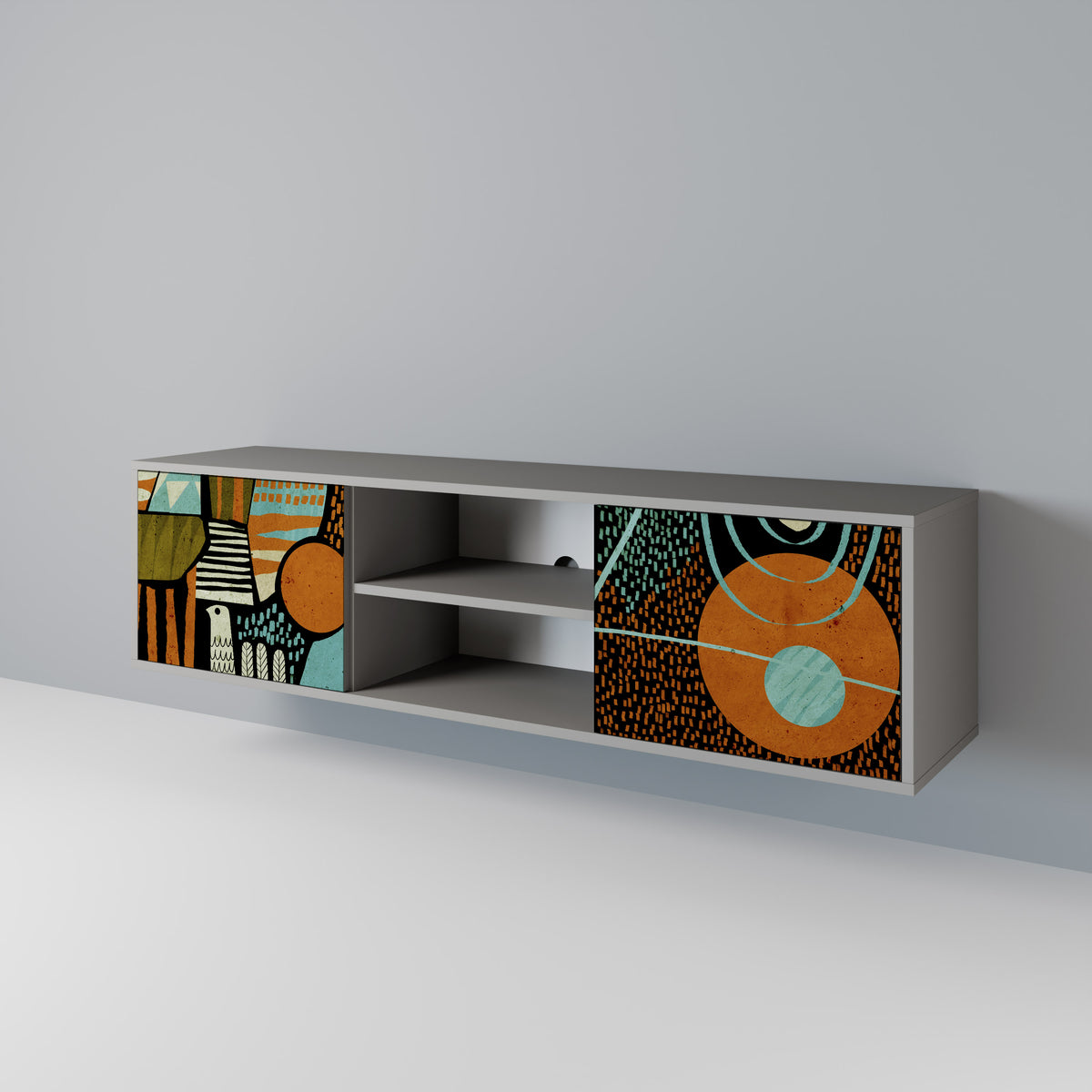 GEODE GLIMMER Dvoudveřový TV stolek