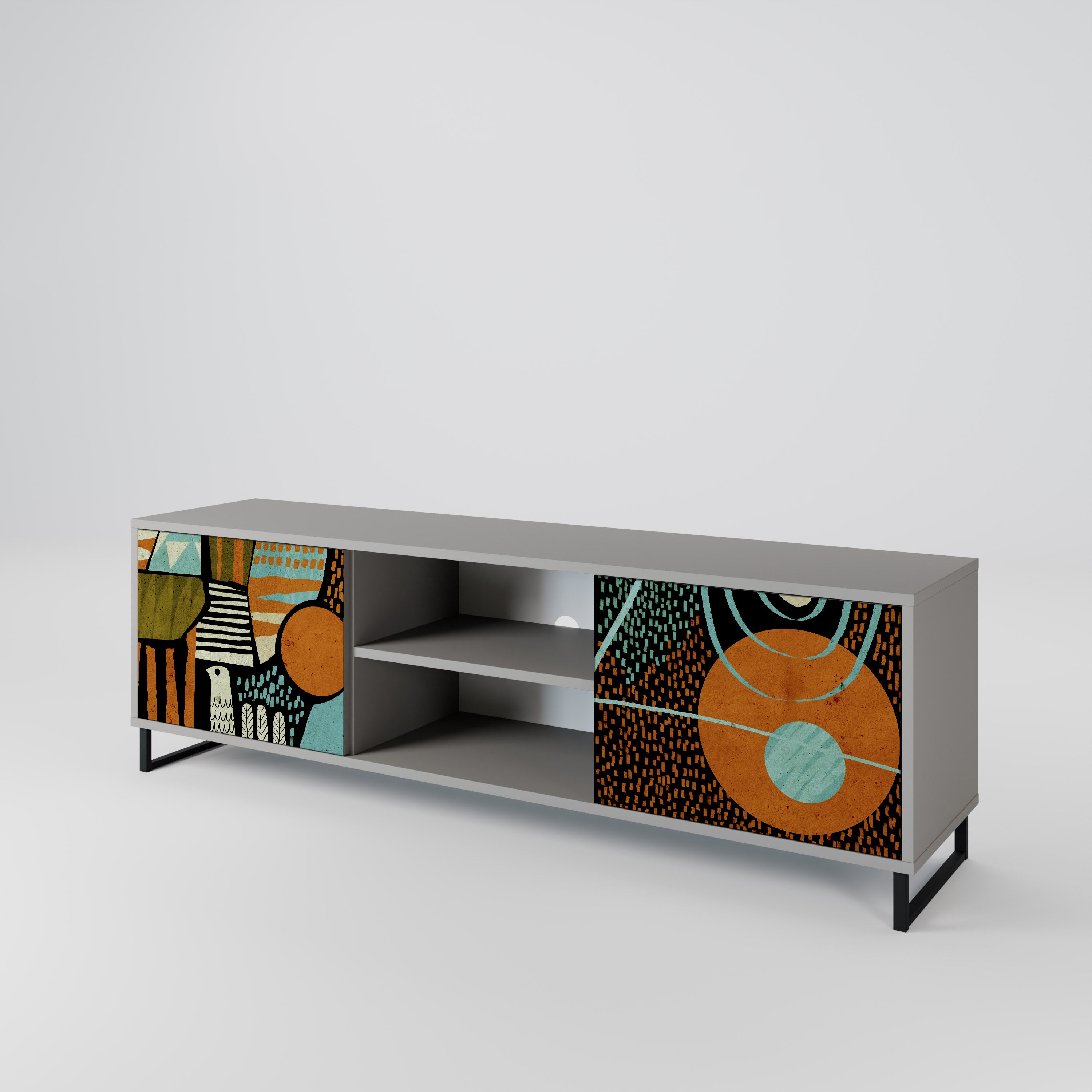 GEODE GLIMMER Dvoudveřový TV stolek