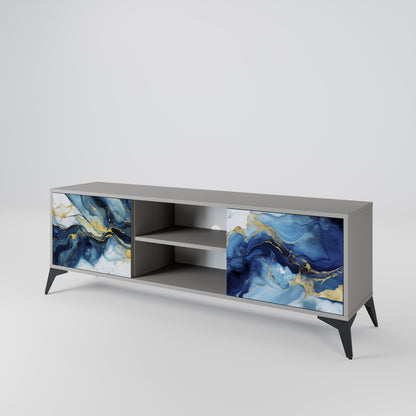 INKY MARBLE Dvoudveřový TV stolek