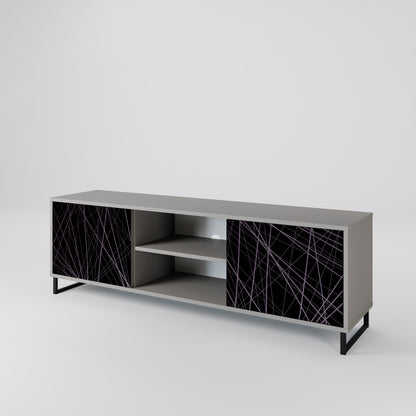 SHIMMER SPIDERGRAM Dvoudveřový TV stolek