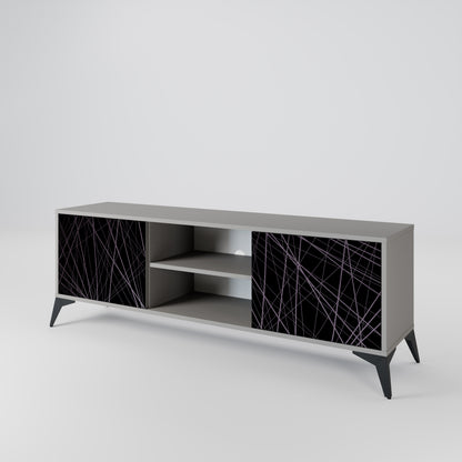 SHIMMER SPIDERGRAM Dvoudveřový TV stolek