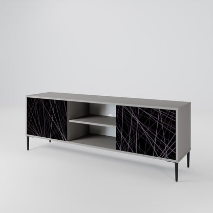SHIMMER SPIDERGRAM Dvoudveřový TV stolek