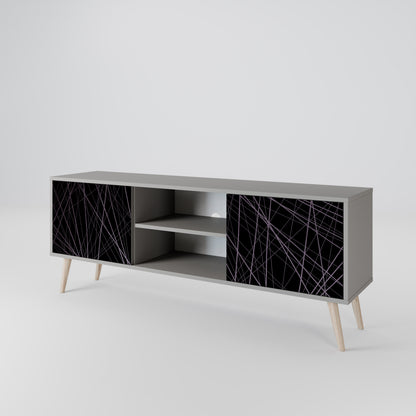 SHIMMER SPIDERGRAM Dvoudveřový TV stolek