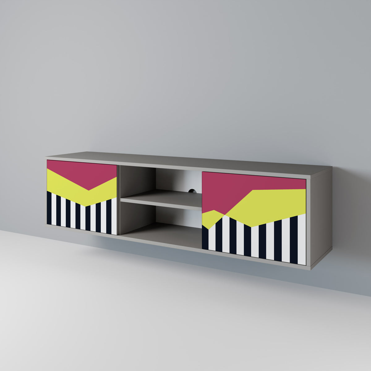 PIANO FANTASY Dvoudveřový TV stolek