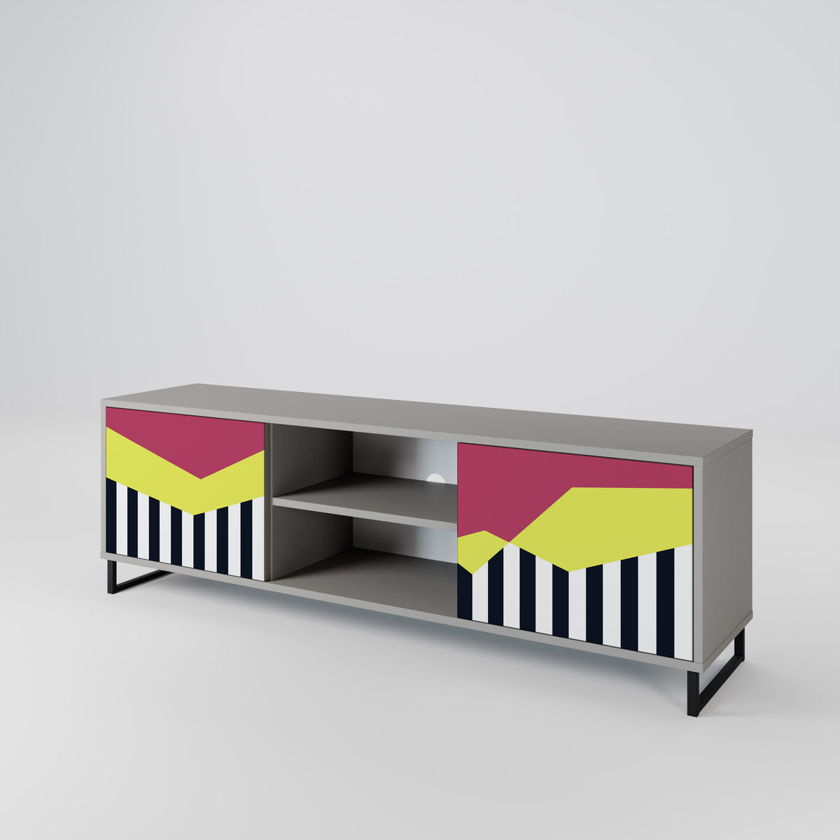 PIANO FANTASY Dvoudveřový TV stolek